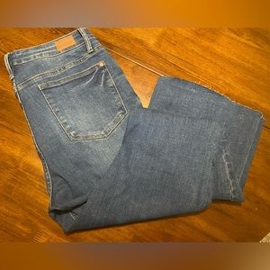 Judy Blue Flare Non Distressed Jeans Med to Dark Wash Sz 13/31